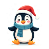Weihnachtshemd Pinguin
