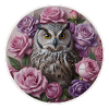 Owl and pastel pinks