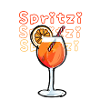 Spritzi, Cocktail, Illustration, Aperoli