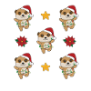 Meerkat Christmas Winter Animals Meerkat