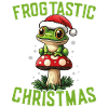 Merry Christmas, frog on