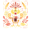 Dankbares Gobble Wobble Thanksgiving