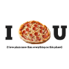 I love pizza
