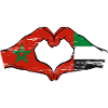Maroc Émirats Arabes Unis Cœur