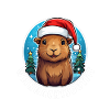 Capybara Christmas