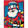 Roboter Weihnachtsmann