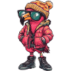 Flamingo Winter