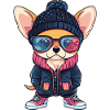 Chihuahua Dog Winter