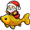 Goldfish Santa Claus