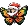 Butterfly Santa Claus