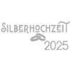 Silberhochzeit 2025 mit Ringen Jugendstil