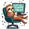 Funny sloth design