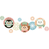 Cute Animals - Christmas Pattern