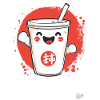 Kawaii Cute Happy Milkshake