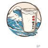 Japanese Sea Waves and Milk