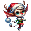 Elf Reindeer Christmas