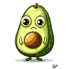 Avocat sucré et triste