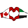 Canada, Émirats arabes unis, Cœur