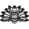 Indian Aztek Skull