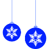 Christmas baubles star