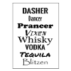 Dasher Dancer Blitzen