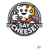 Swiss cheese with thumbs up