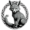 Fox with Celtic Knot 01