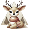 Rentier, Weihnachtsbaum