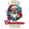 Weihnachtsmann mit Wein