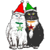 LES CHATS DE NOËL