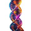 DNA Doppelhelix Glow Effekt