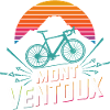 Mont Ventoux Retro Gradient Rennrad Kunst