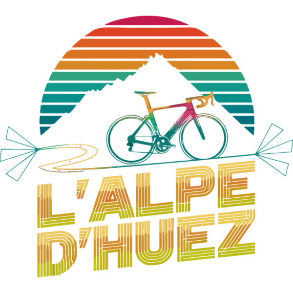 Koszulka "L’Alpe d’Huez Retro Cycling"