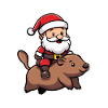 Beaver Santa Claus