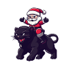 Panther Santa Claus