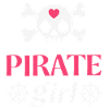 Crâne de pirate pour fille
