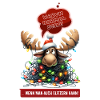LUSTIGER ELCH | Weihnachtspulli | ugly sweater