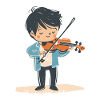 Petit garçon violon