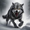 wolf animal vector nature illustration design wild