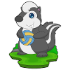 Skunk Volleyball Player Volleyball