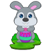 Oeuf de Pâques lapin