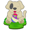Dog Easter Easter Egg