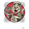 lecker DooDoo Katzenfutter mit Koch-Katze