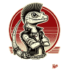 Gecko Lizard Punk