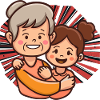 Grandma Grandparents Grandchild