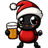 Fourmi Noël Bière Drôle