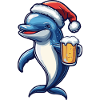 Dauphin Bière de Noël Drôle