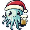 Méduse Bière de Noël Drôle