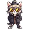 Cat Winter Comic
