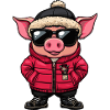 Pig Winter Comic
